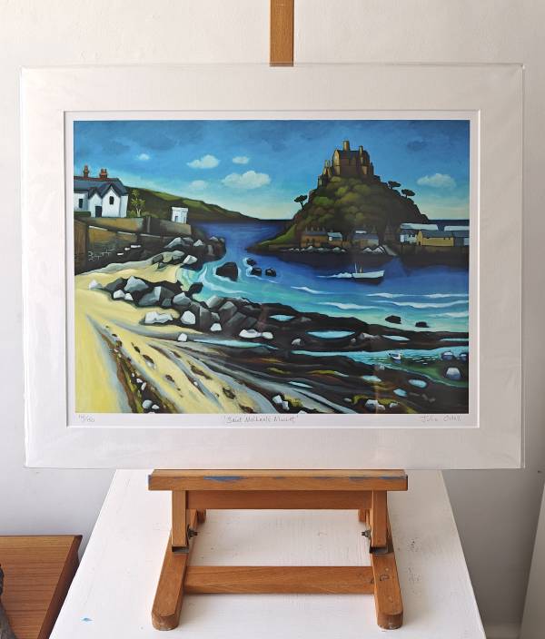 - a , Print by Julia Odell, measuring 34 x 46 cm (H x W) framed at 47 x 59 cm £125